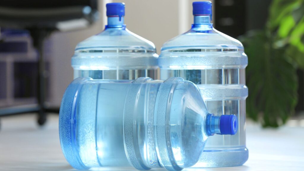 Alamo Vending delivering water jugs